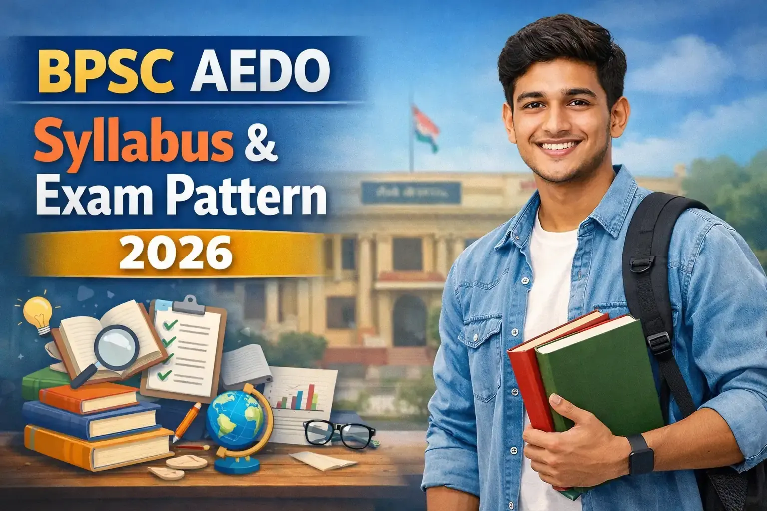 BPSC AEDO Syllabus and Exam Pattern 2026