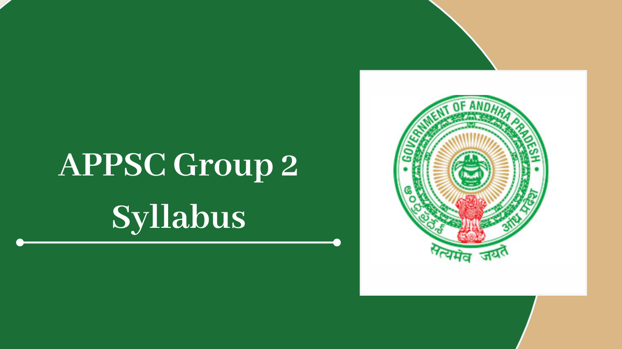 APPSC Group 2 Syllabus 2026