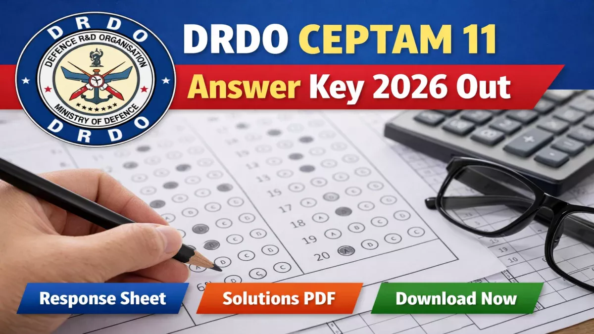 DRDO CEPTAM 11 Answer Key 2026 Out