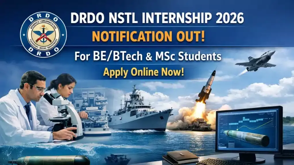 DRDO NSTL Internship 2026