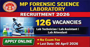 MP State Forensic Science Laboratory Recruitment 2026