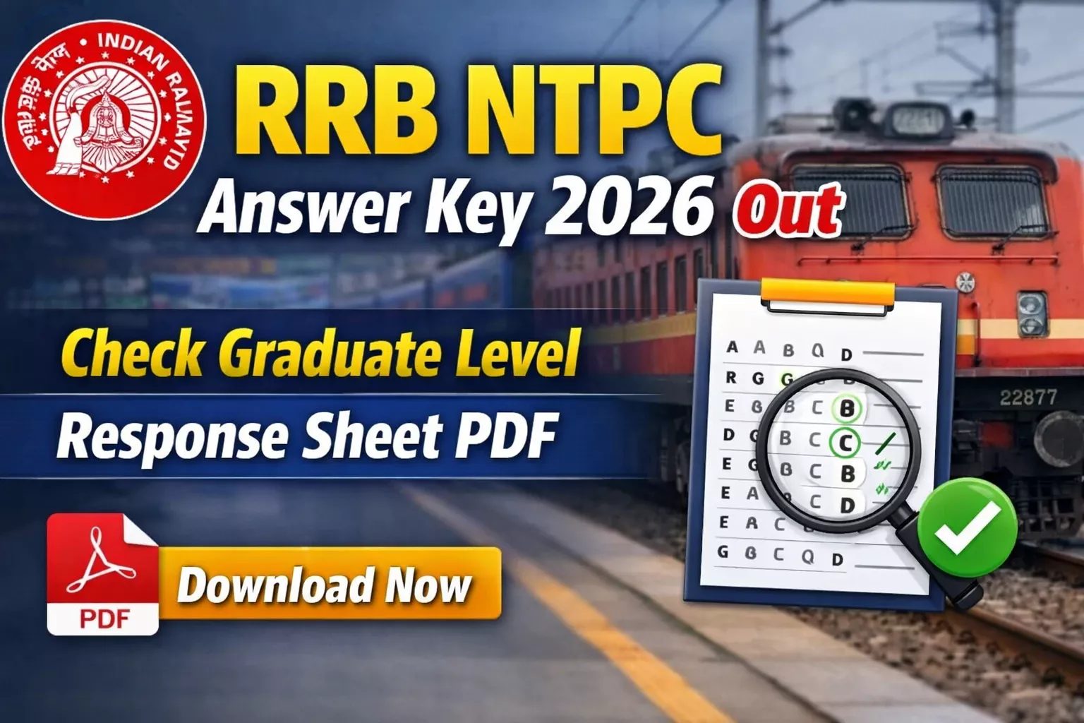 RRB NTPC Answer Key 2026 Out