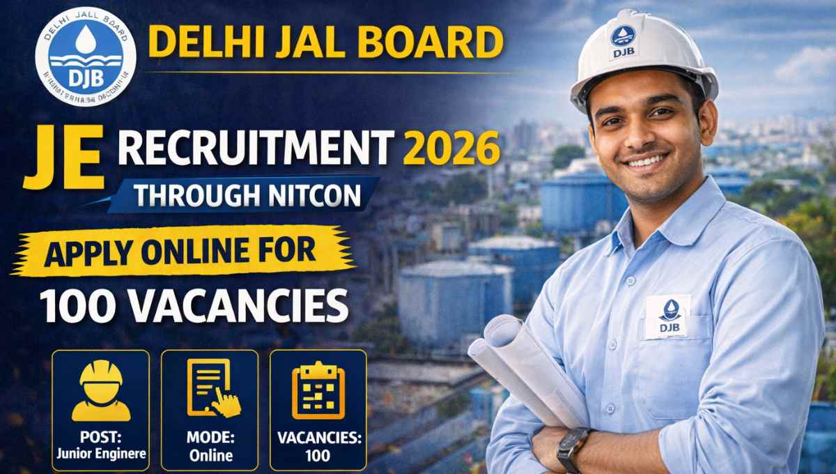Delhi Jal Board JE Recruitment 2026