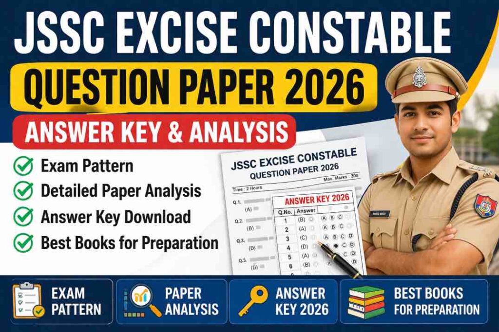 JSSC Excise Constable Answer Key 2026