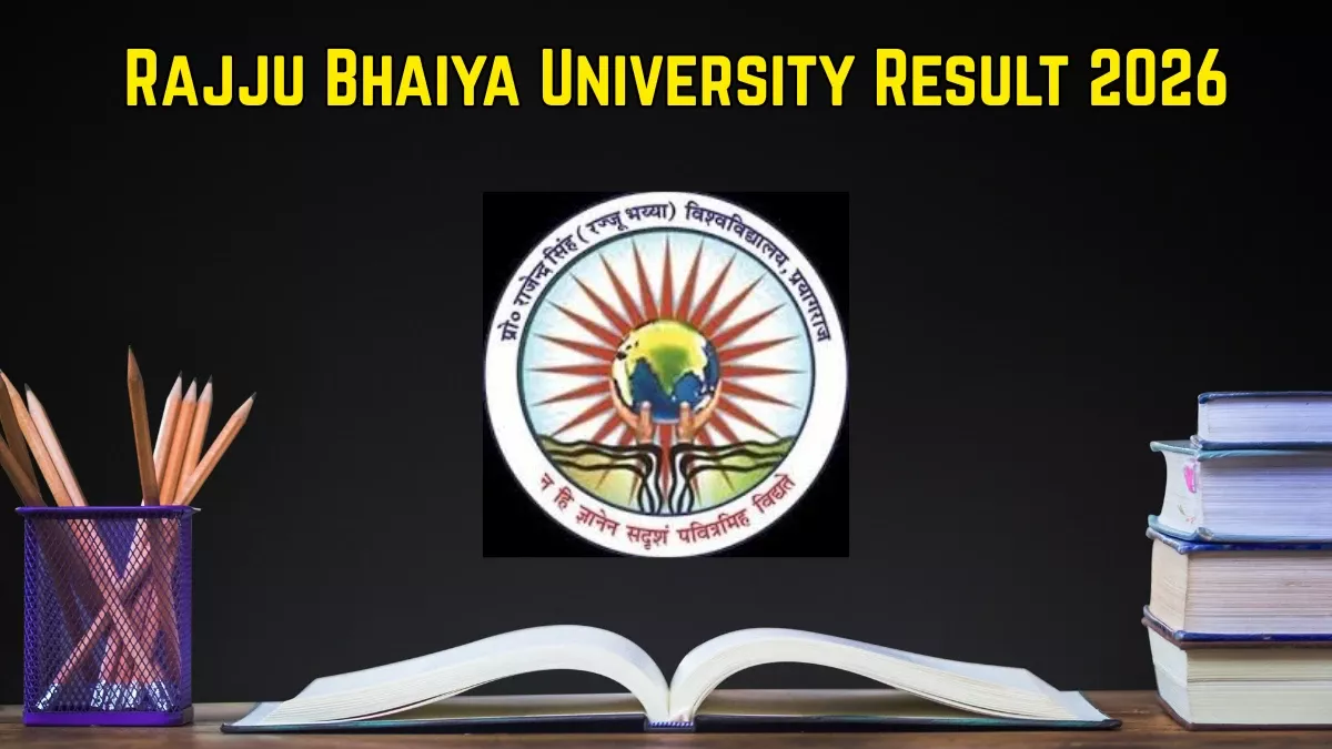 Rajju Bhaiya University Result 2026 OUT