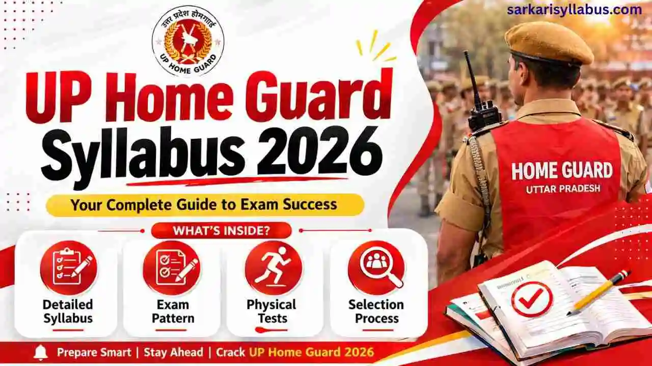 UP Home Guard Syllabus 2026